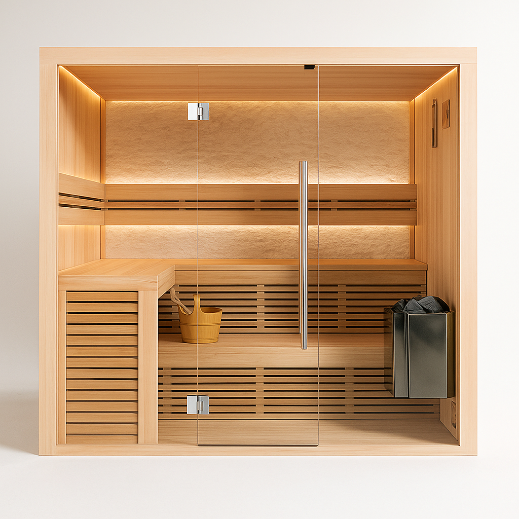 LuminaHeat SaltGlow Himalayan 4-Person Sauna