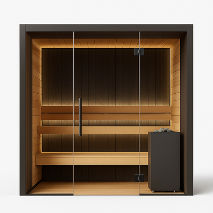 NordLux NoirVista Premium Glass Sauna
