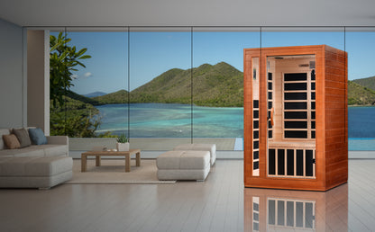 Dynamic Cordoba Elite 2-Person Ultra Low EMF Infrared Sauna – Canadian Hemlock