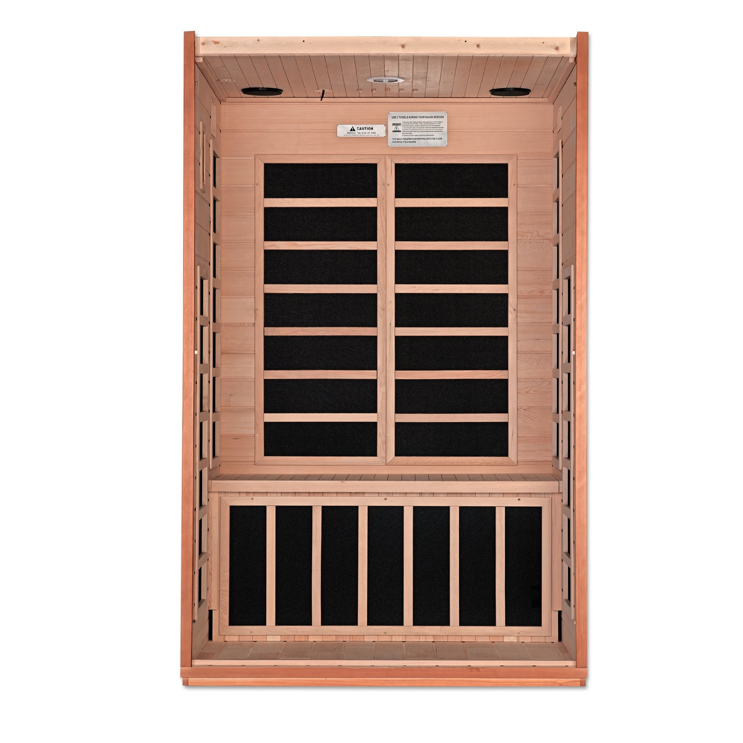 Dynamic Cordoba Elite 2-Person Ultra Low EMF Infrared Sauna – Canadian Hemlock