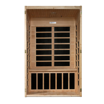 Dynamic Santiago 2-Person Low EMF Infrared Sauna