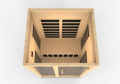 Dynamic Santiago 2-Person Low EMF Infrared Sauna