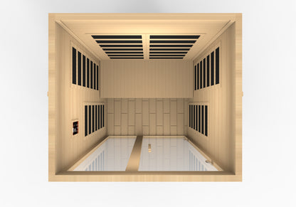 Dynamic Santiago 2-Person Low EMF Infrared Sauna