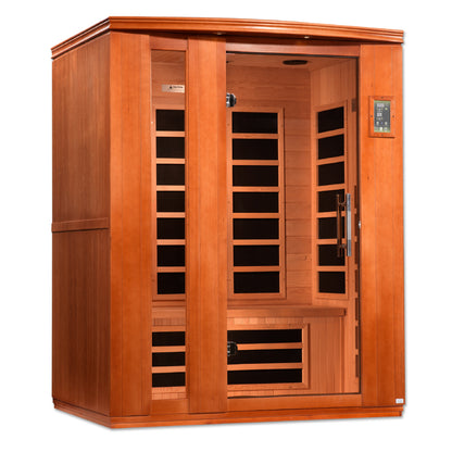 Dynamic Lugano 3-Person Low EMF Infrared Sauna