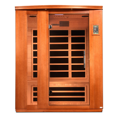 Dynamic Lugano 3-Person Low EMF Infrared Sauna
