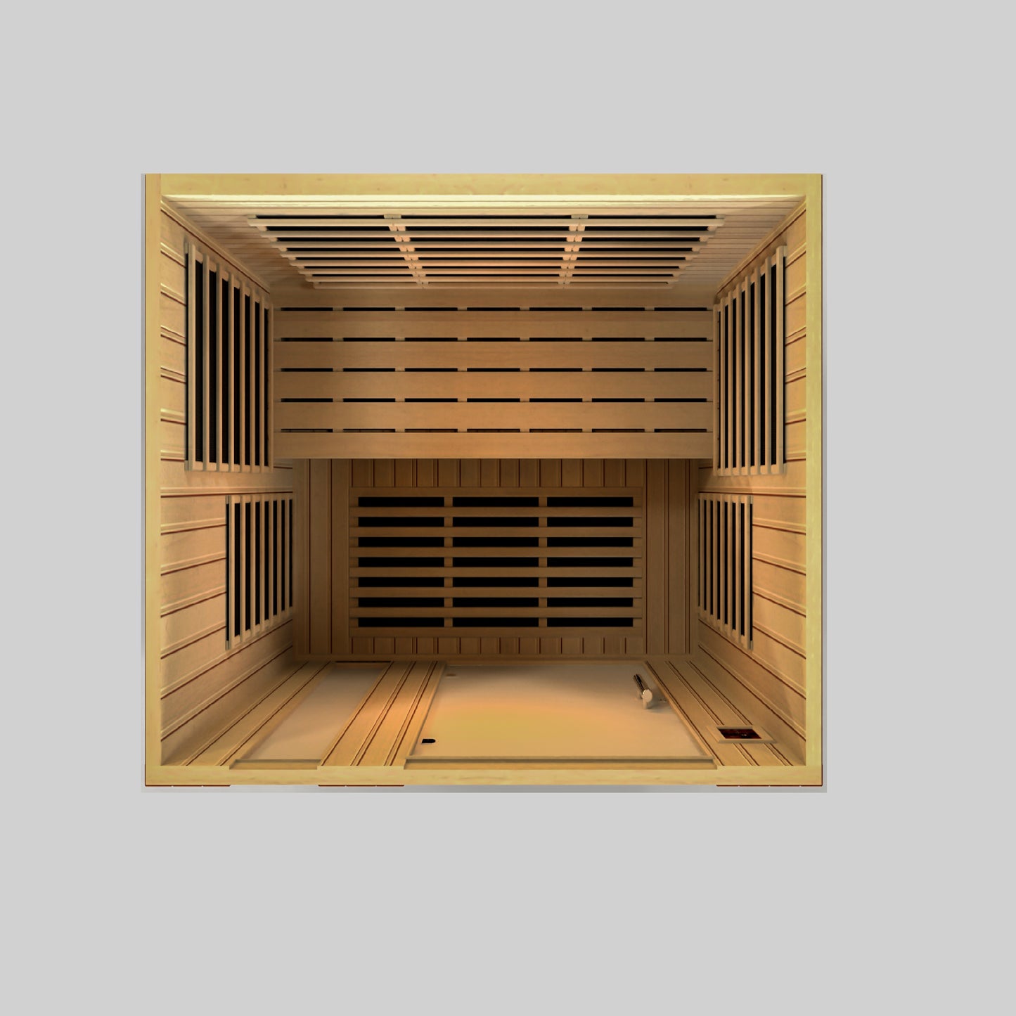 Dynamic Lugano 3-Person Low EMF Infrared Sauna