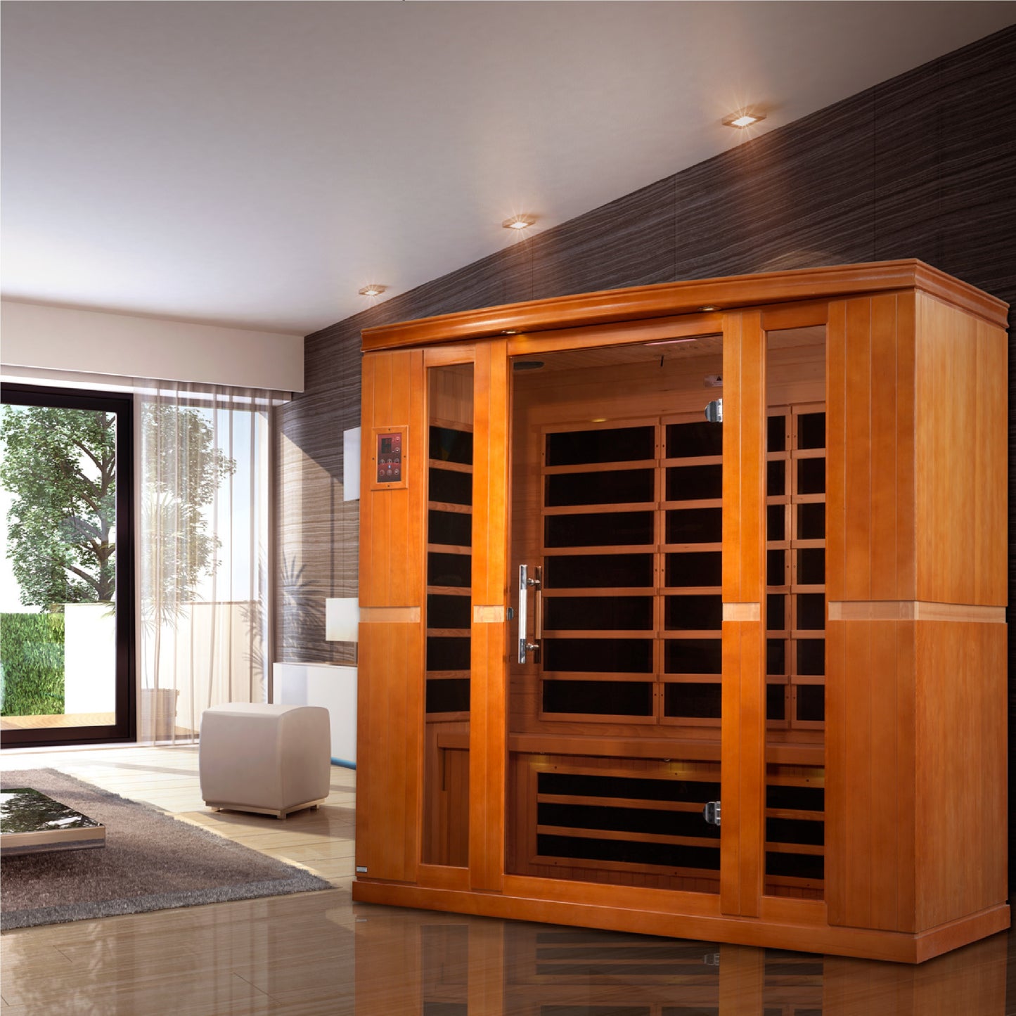 Dynamic Bergamo 4-Person Low EMF Infrared Sauna