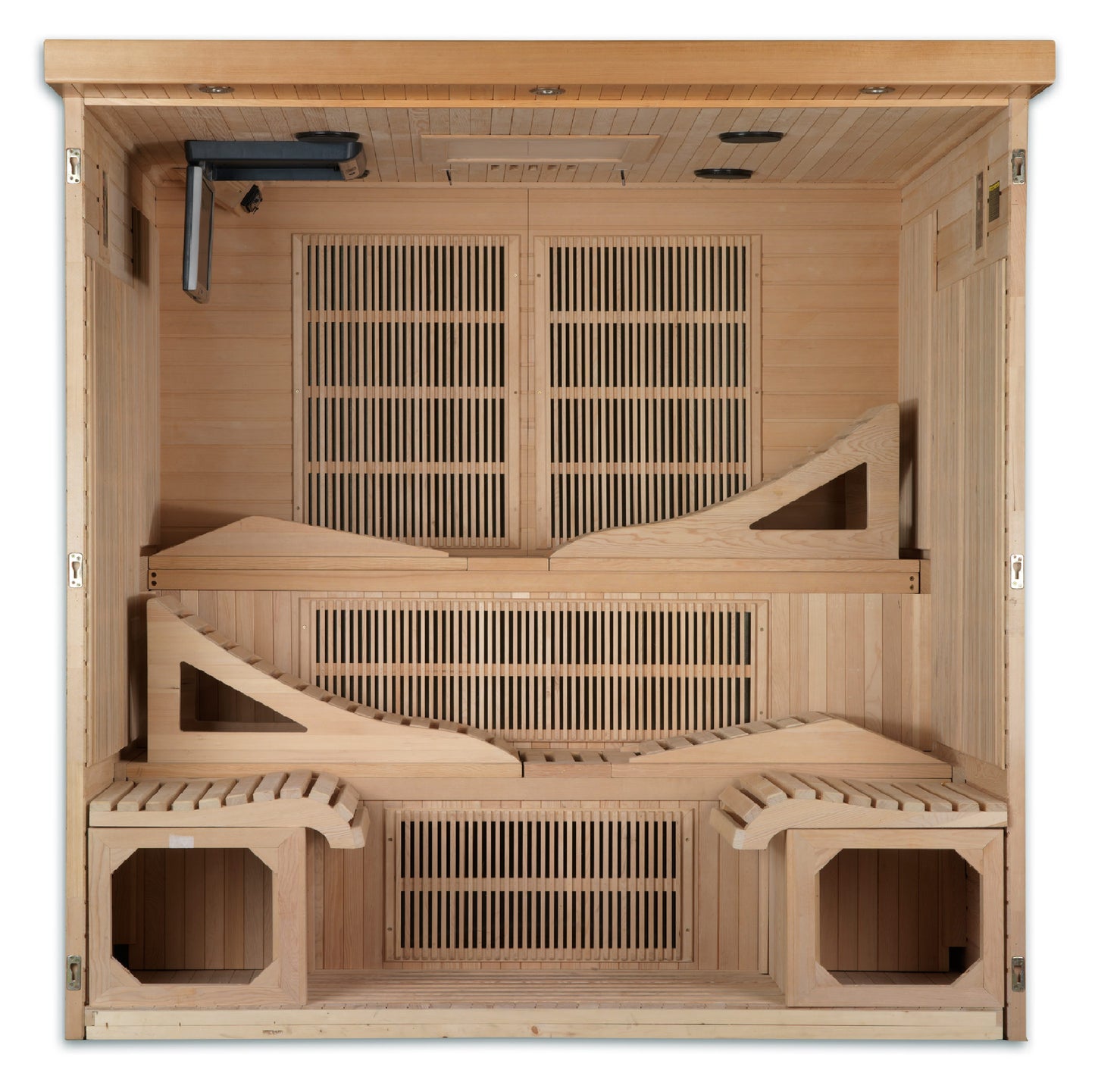 Golden Designs Monaco 6-Person PureTech™ Near Zero EMF Infrared Sauna