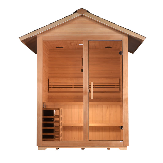 Golden Designs Arlberg 3 Person Outdoor Sauna