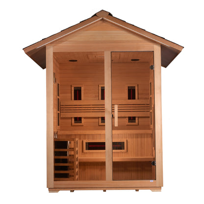 Golden Designs Carinthia Hybrid 3 Person Outdoor Sauna