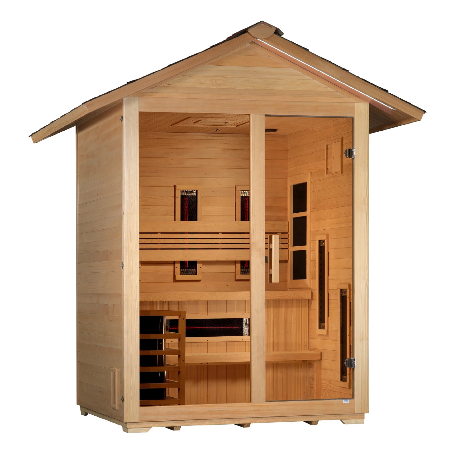 Golden Designs Carinthia Hybrid 3 Person Outdoor Sauna