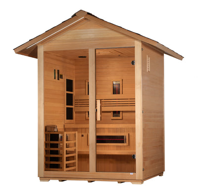 Golden Designs Carinthia Hybrid 3 Person Outdoor Sauna