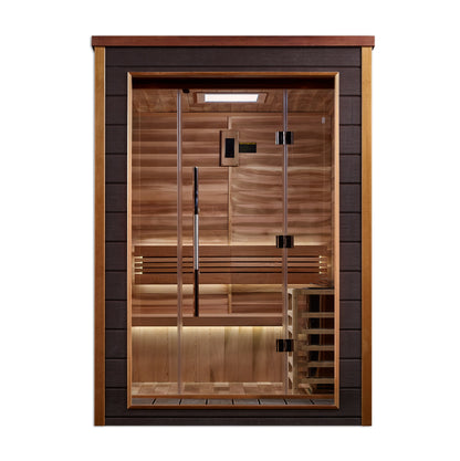 Golden Designs Narvik 2 Person Outdoor Traditional Sauna