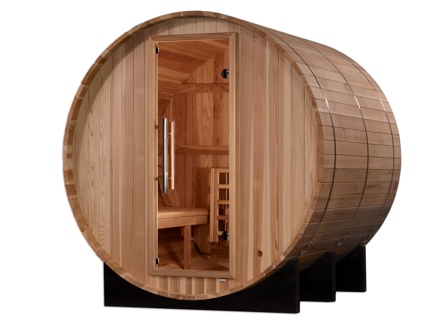 Golden Designs St. Moritz 2 Person Outdoor Barrel Sauna