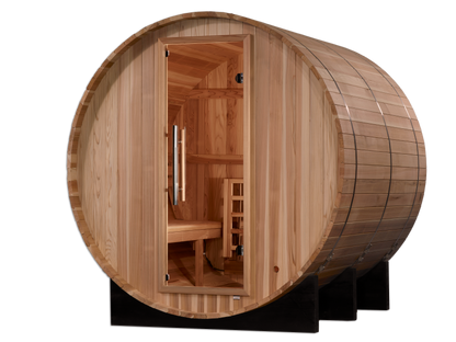 Golden Designs St. Moritz 2 Person Outdoor Barrel Sauna