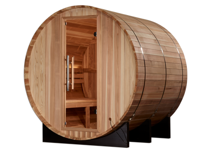 Golden Designs Arosa 4 Person Outdoor Barrel Sauna