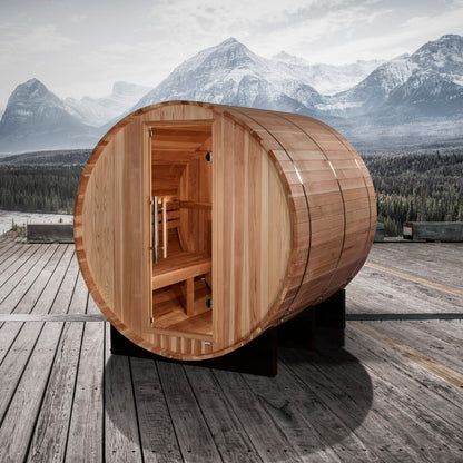 Golden Designs St. Moritz 2 Person Outdoor Barrel Sauna