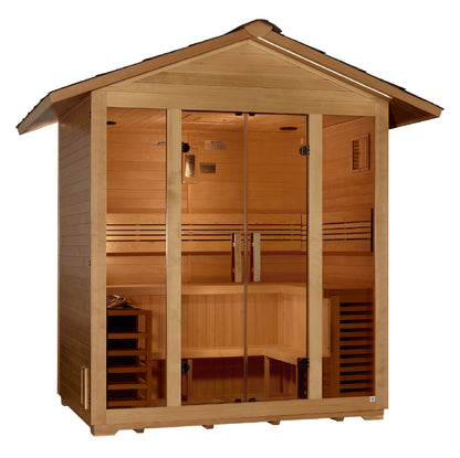 Golden Designs Vorarlberg 5 Person Outdoor Sauna