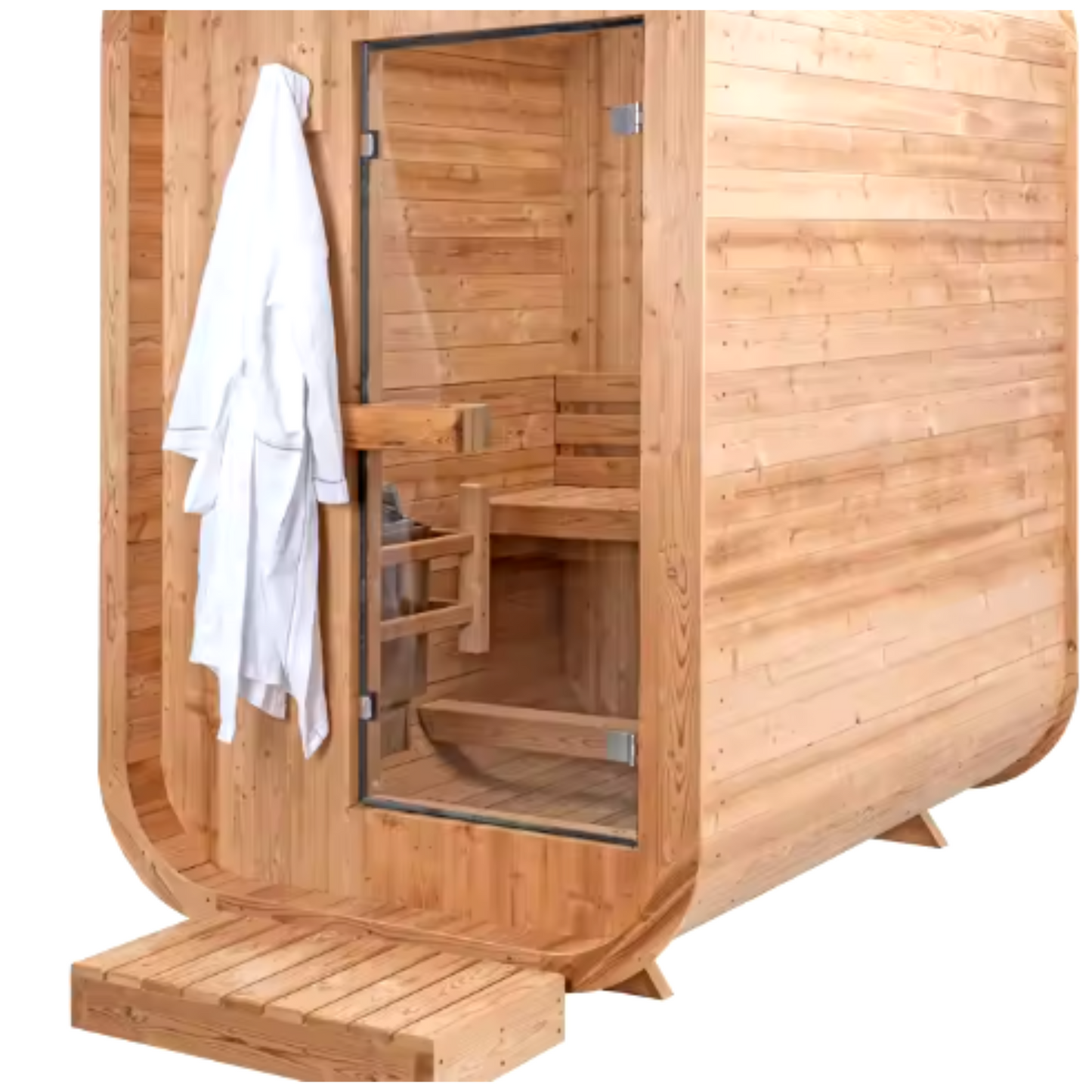 RedwoodArc Serenity Curve Cedar Sauna