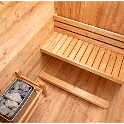 RedwoodArc Serenity Curve Cedar Sauna