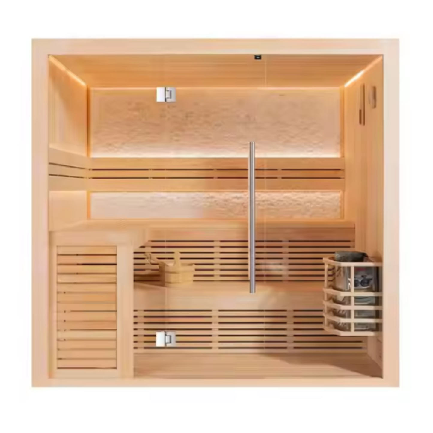 LuminaHeat SaltGlow Himalayan 4-Person Sauna